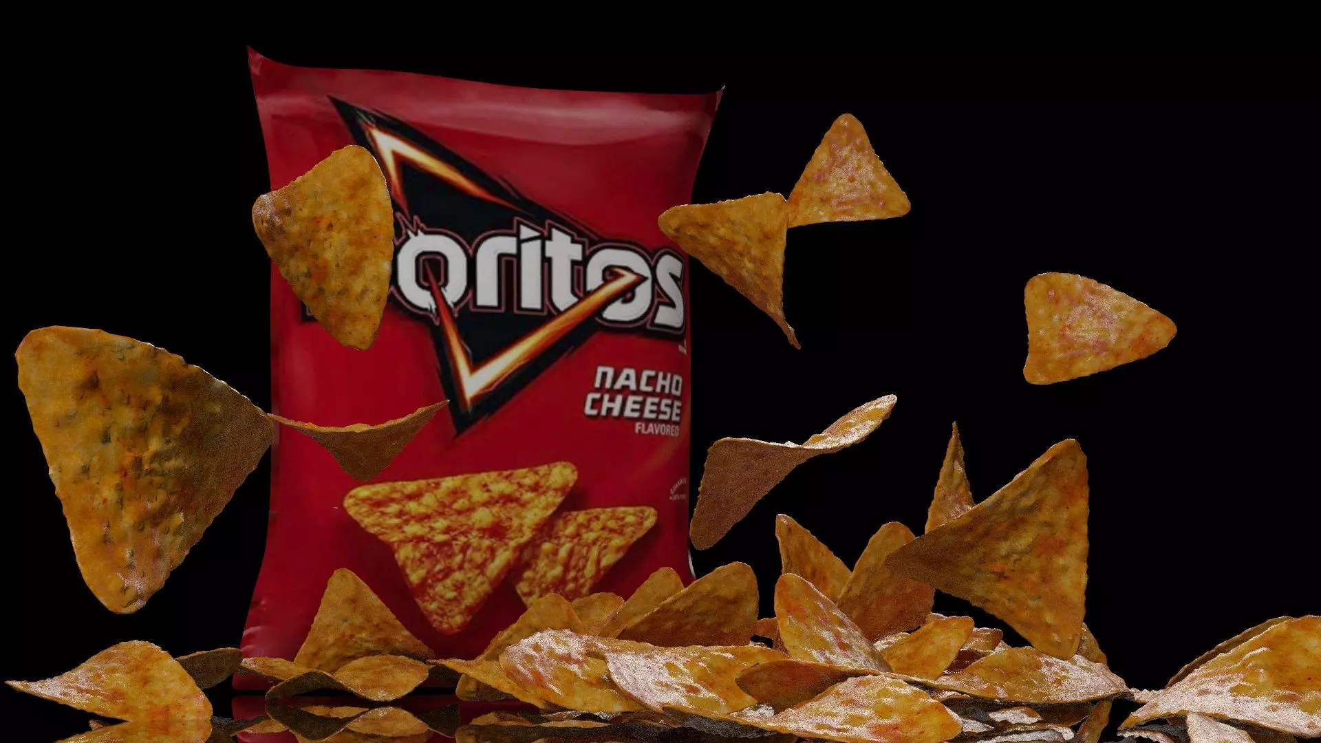 CHIPS DORITOS Low-poly 3D model_0