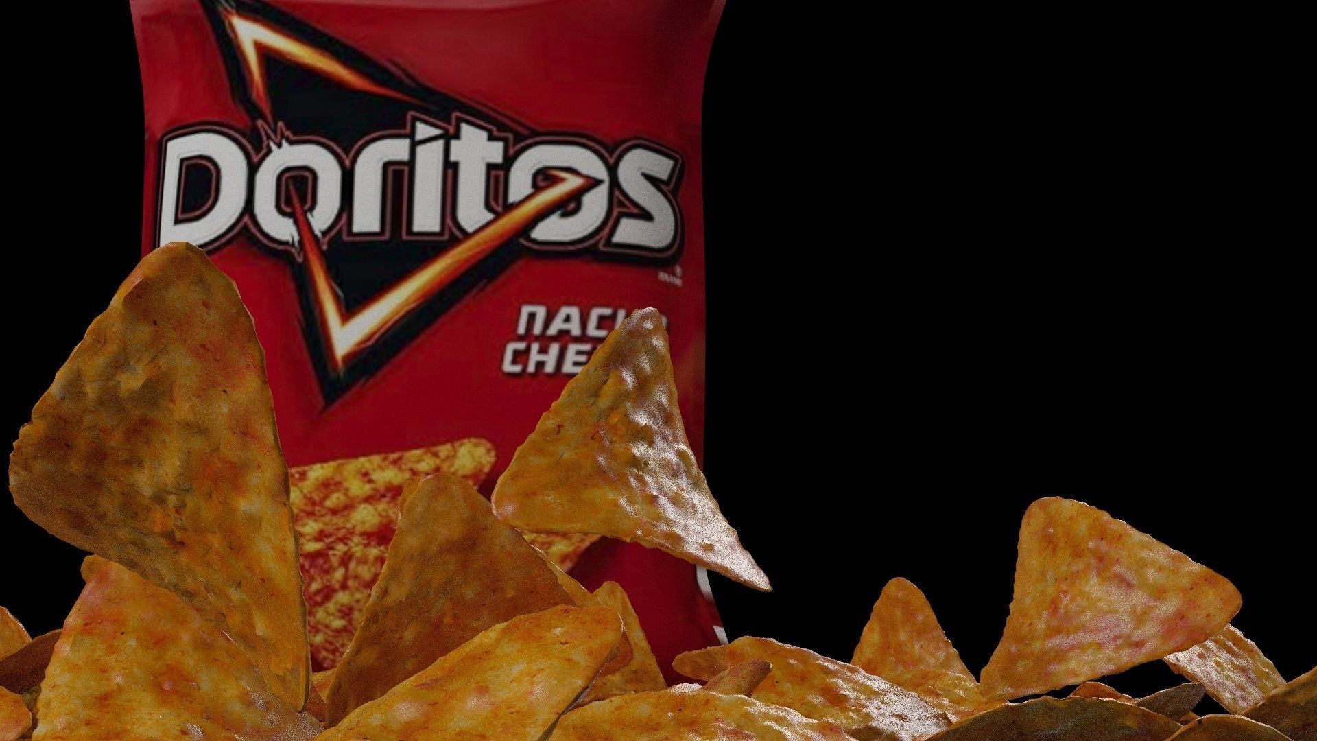 CHIPS DORITOS Low-poly 3D model_8
