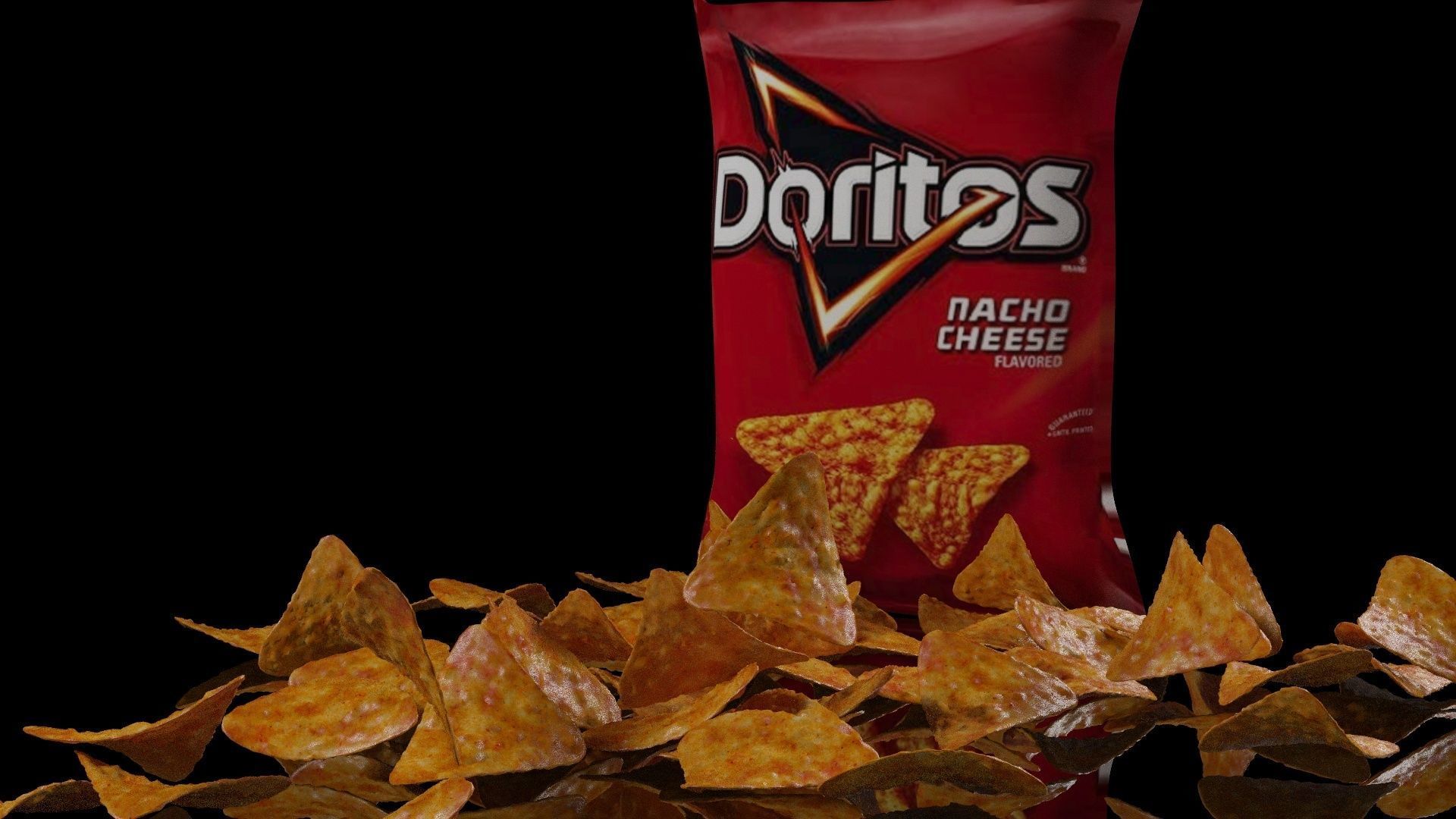 CHIPS DORITOS Low-poly 3D model_7