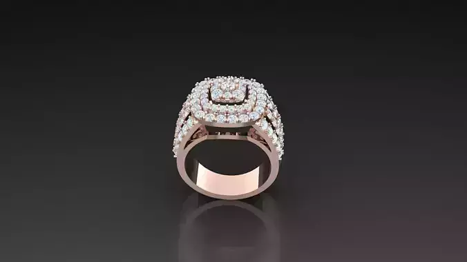 Cocktail Ring Yellow Gold RG 9