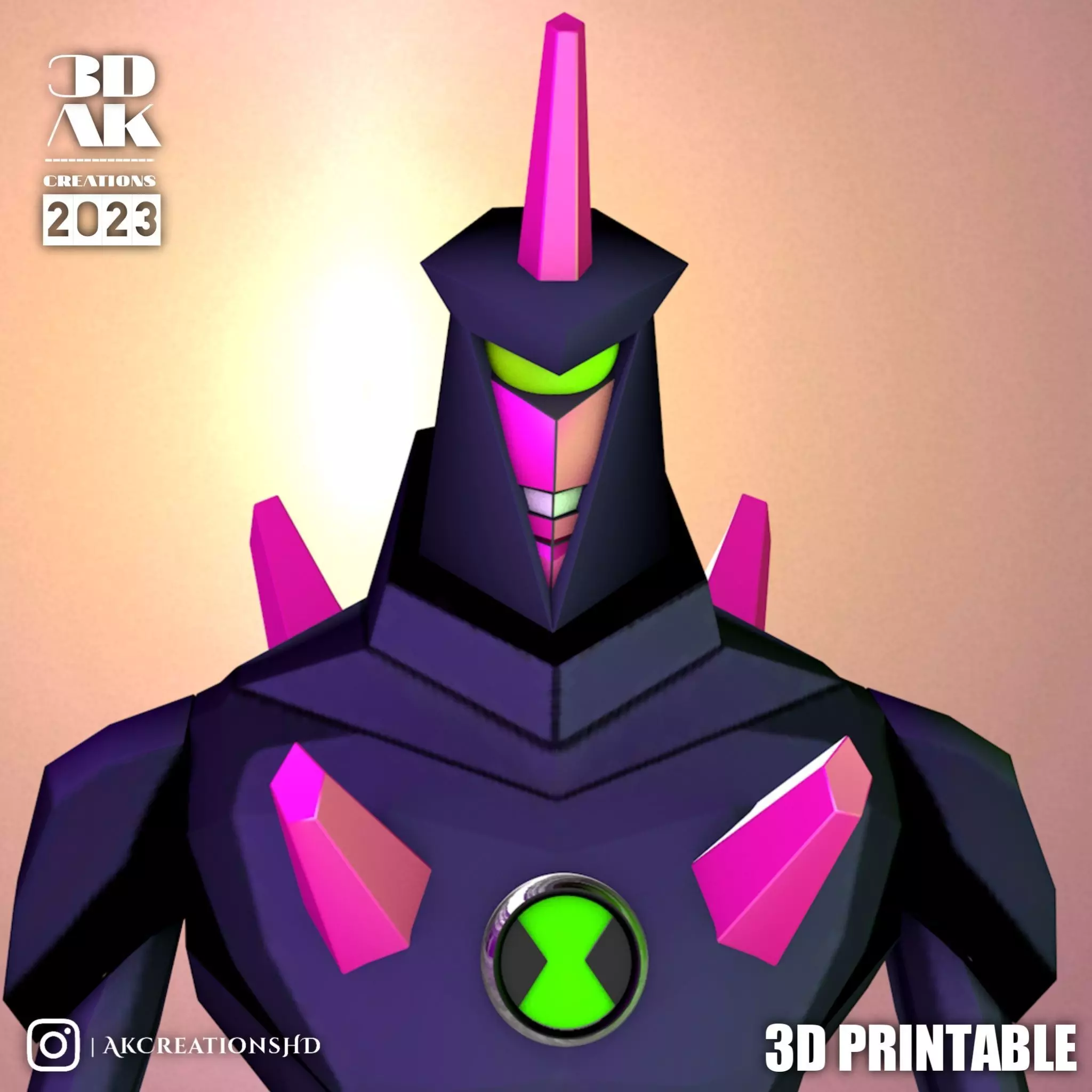 Ben 10 Alien - Chromostone 3d printable Stl Free 3D print model