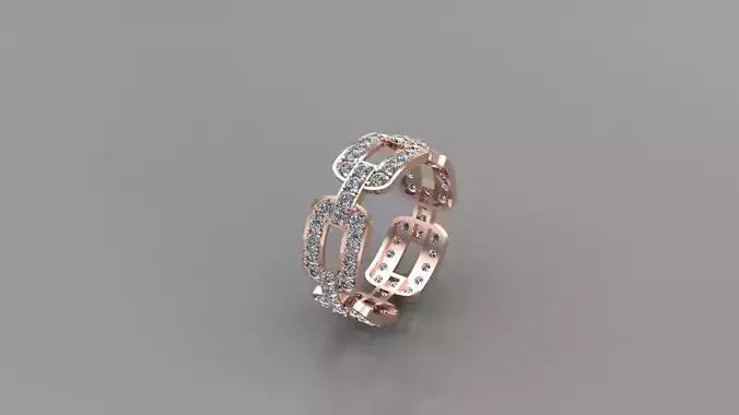 Luxery diamond ring  RG 22 3D print model