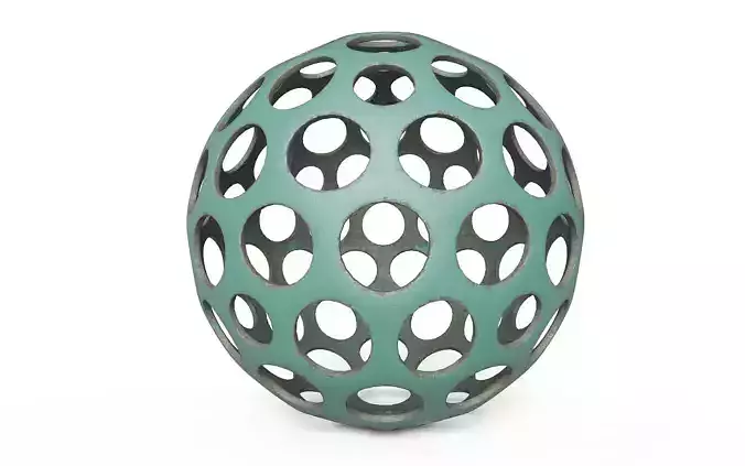 Sphere with holes 3D model