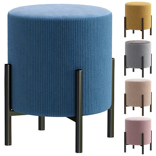 Pouf Laren 3D model
