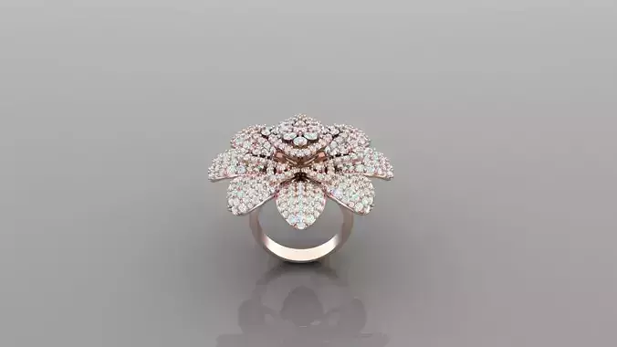 flower ring for gift R48