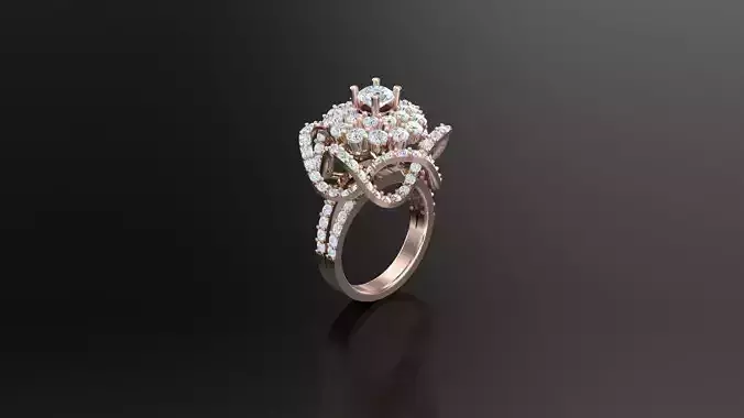 Morganite Engagement Ring R33