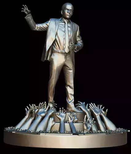 activist statue 3D print model