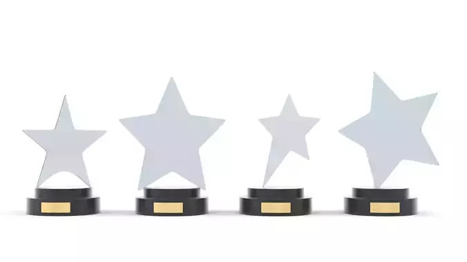 Glass Trophy 3D model