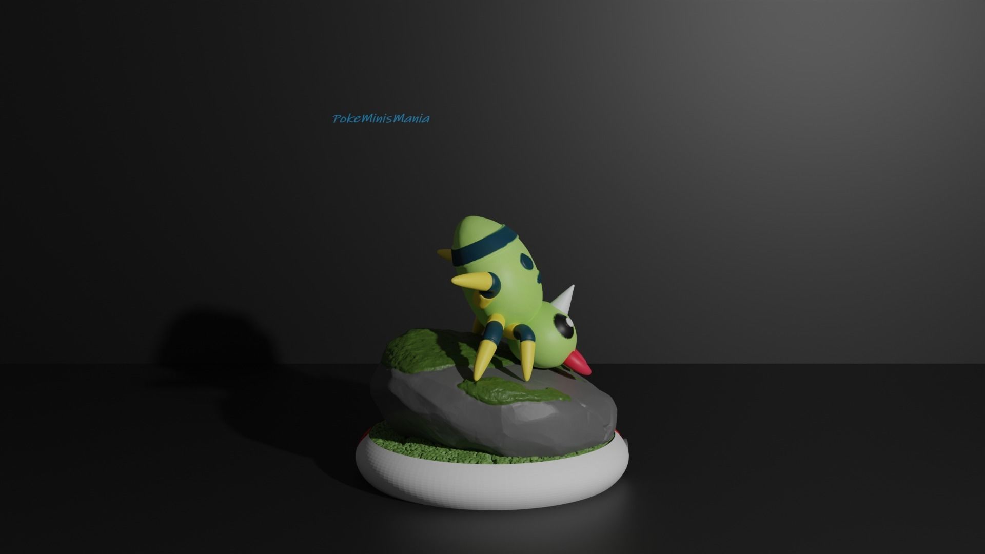 Spinarak pokemon presupported 3D print model 3D print model_2