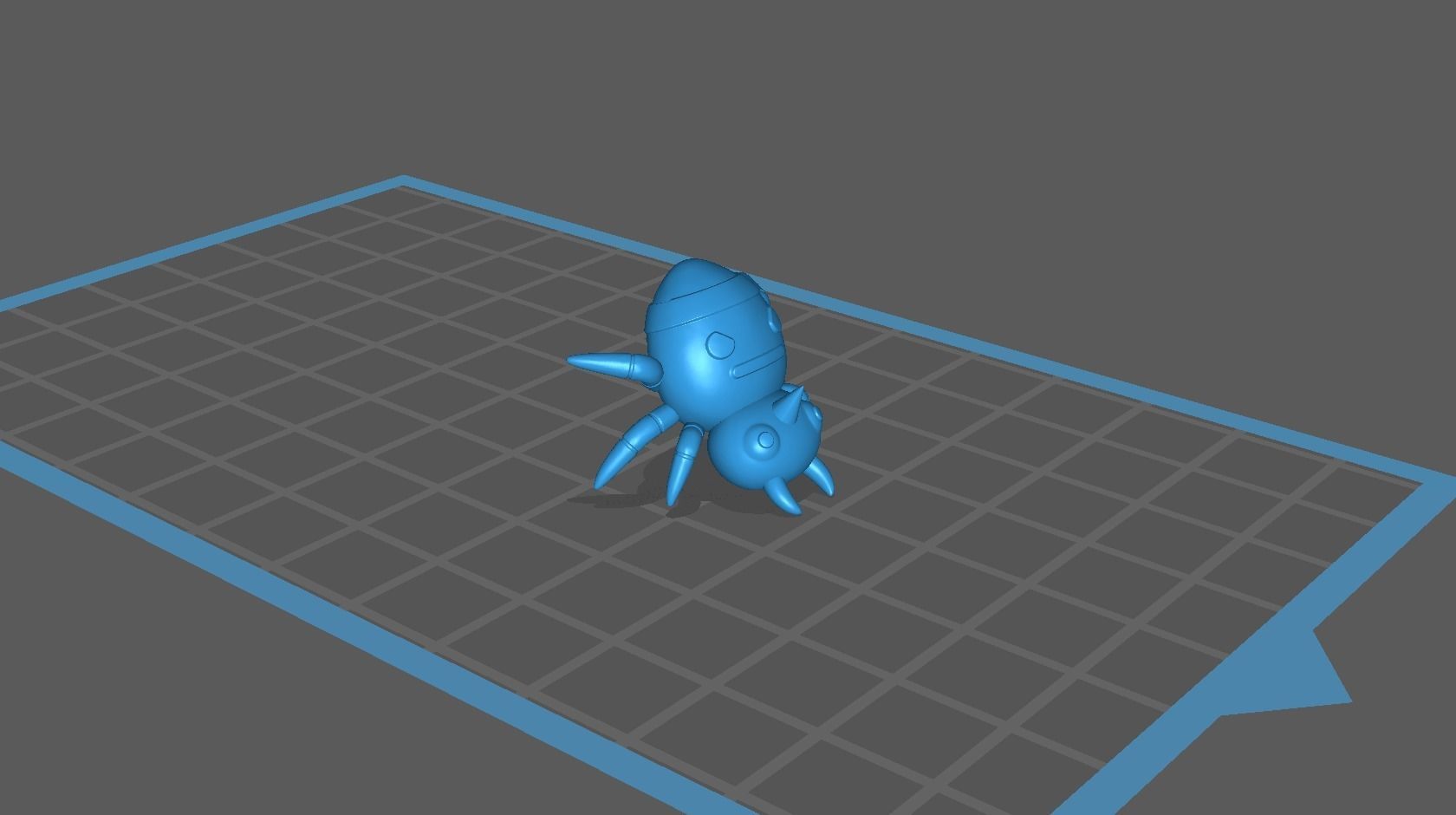 Spinarak pokemon presupported 3D print model 3D print model_10