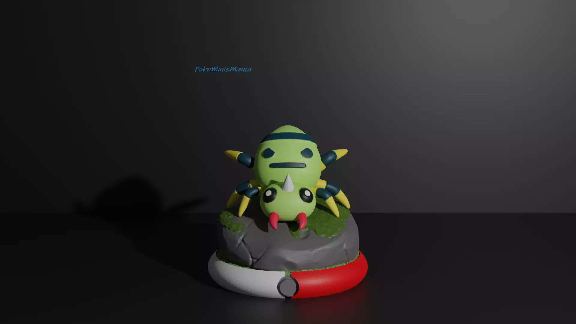Spinarak pokemon presupported 3D print model 3D print model_0