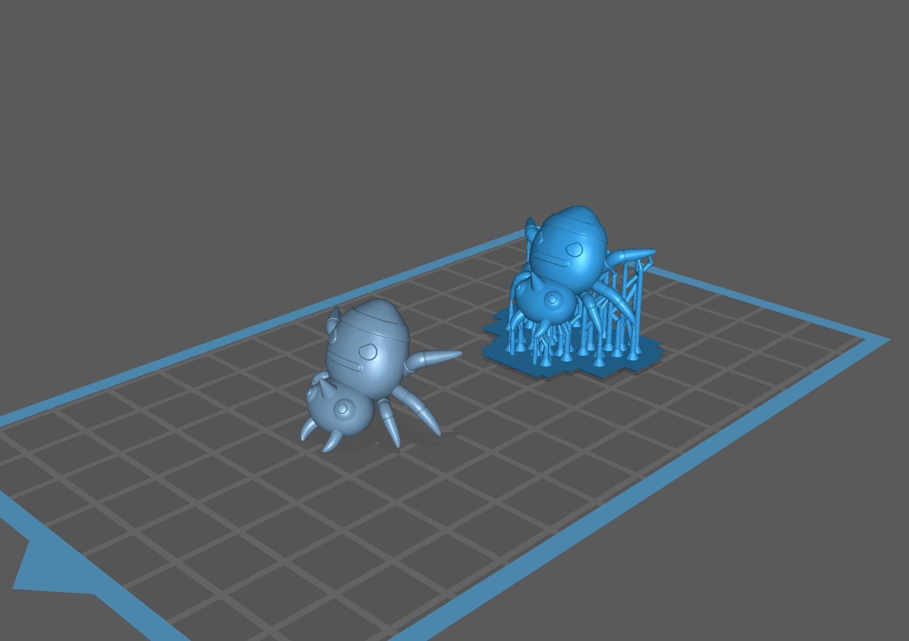 Spinarak pokemon presupported 3D print model 3D print model_9