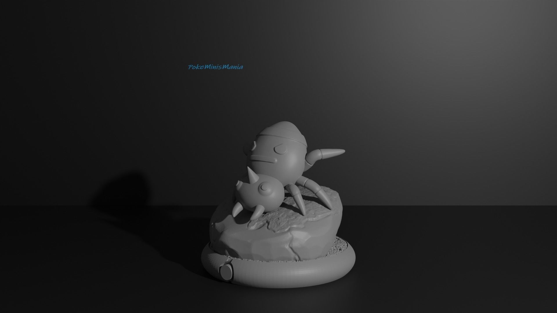 Spinarak pokemon presupported 3D print model 3D print model_5