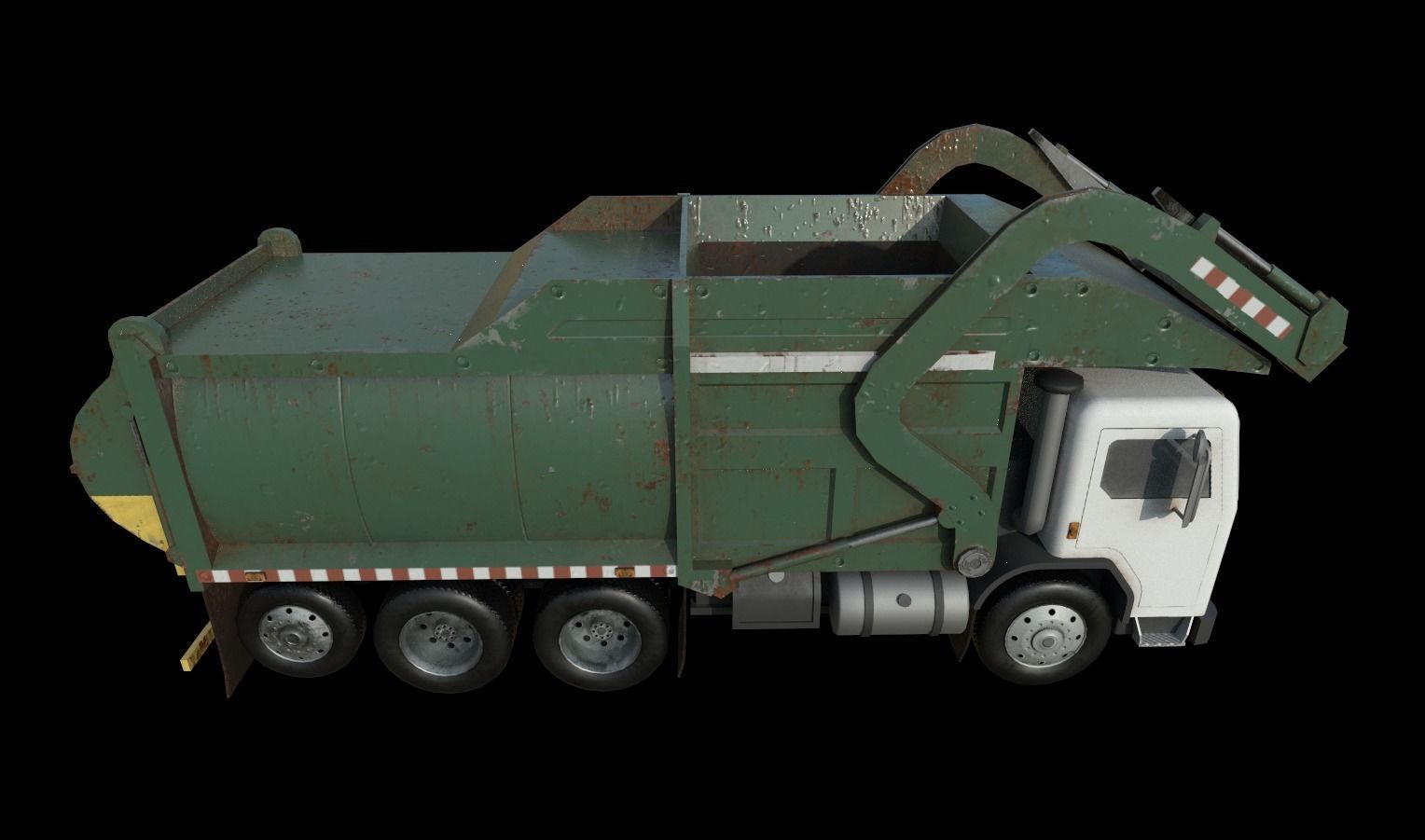 Trucks Pack Low-poly 3D model_18