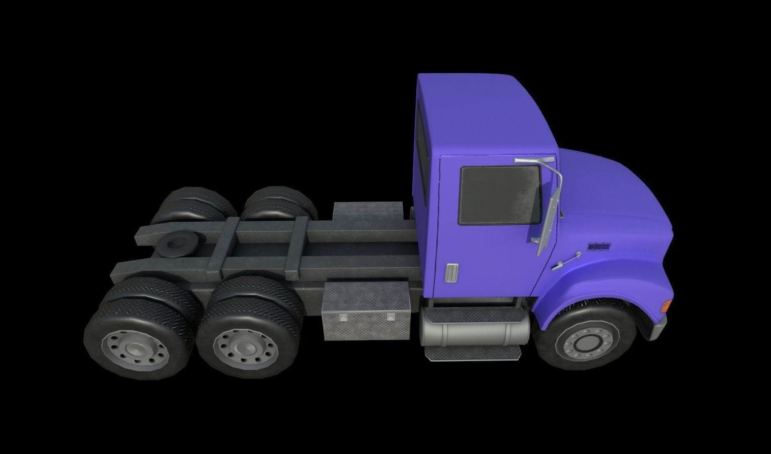 Trucks Pack Low-poly 3D model_23