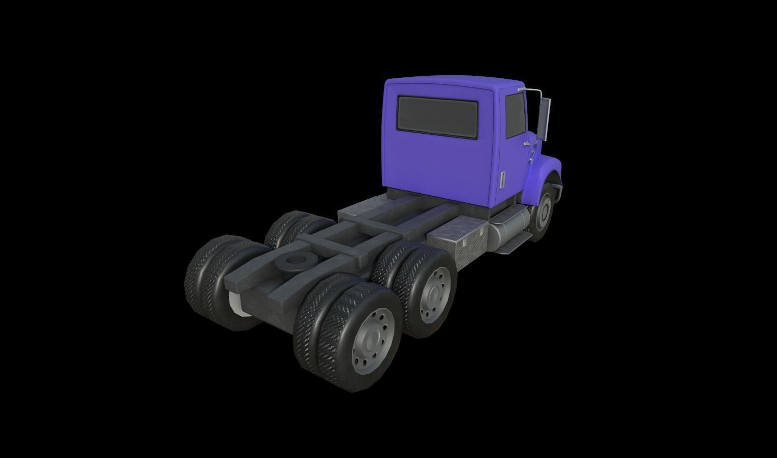 Trucks Pack Low-poly 3D model_26
