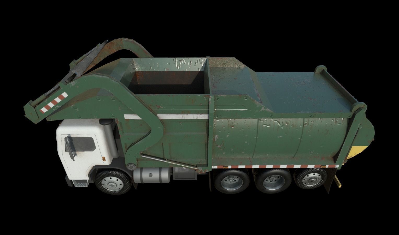 Trucks Pack Low-poly 3D model_17