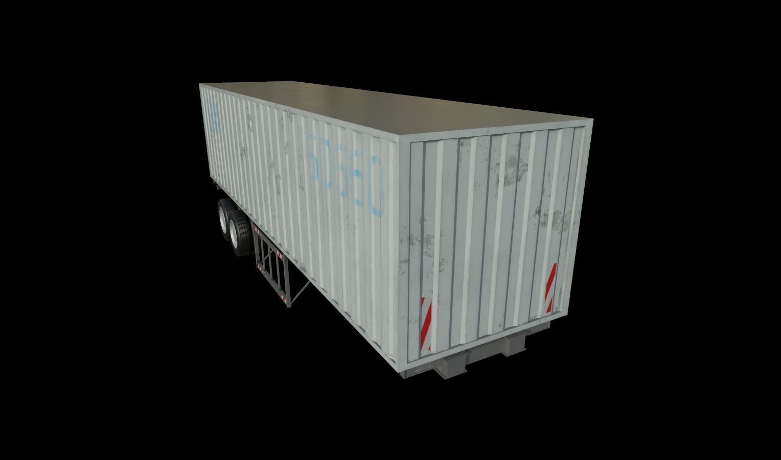 Trucks Pack Low-poly 3D model_39