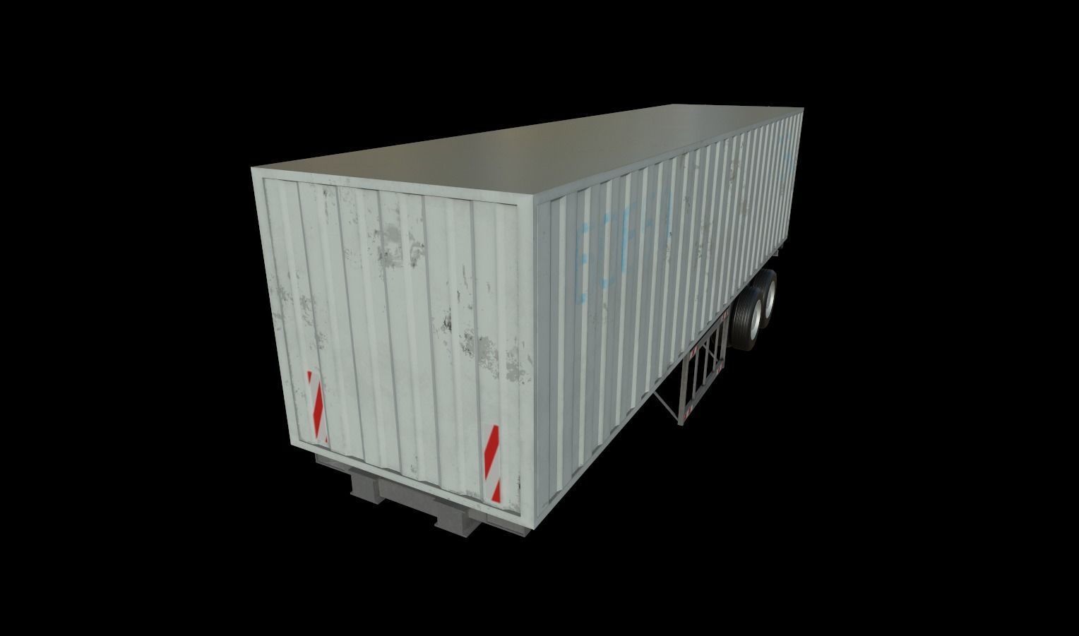 Trucks Pack Low-poly 3D model_38