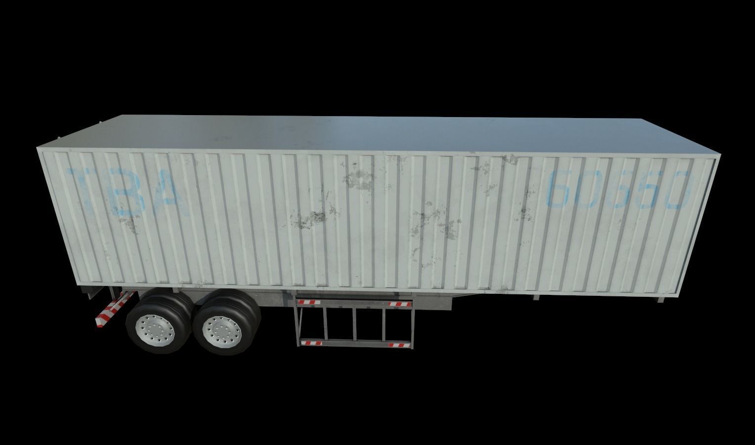 Trucks Pack Low-poly 3D model_40