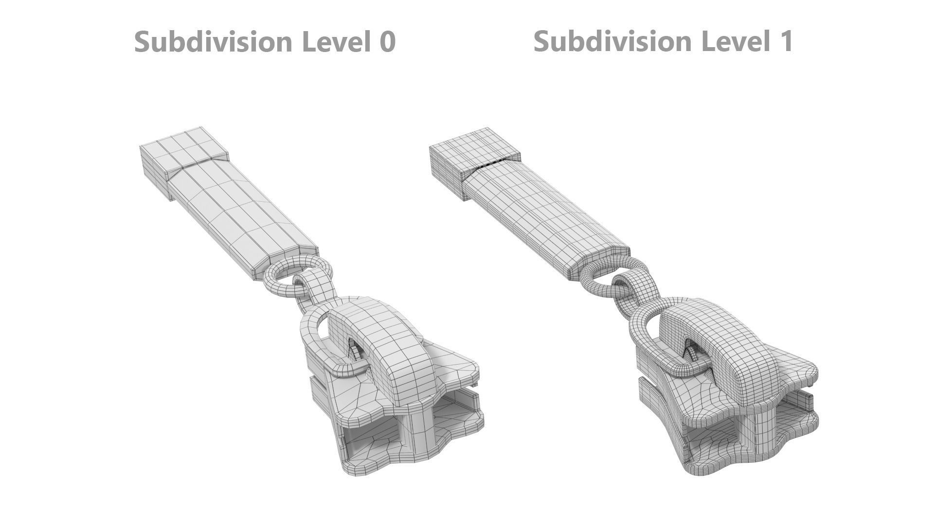 Zipper Slider 04 3D model_19