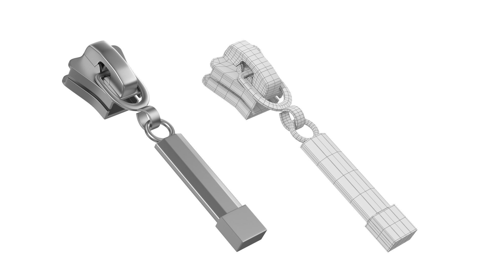 Zipper Slider 04 3D model_2