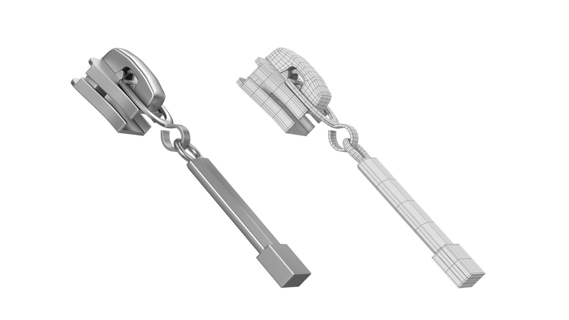 Zipper Slider 04 3D model_3