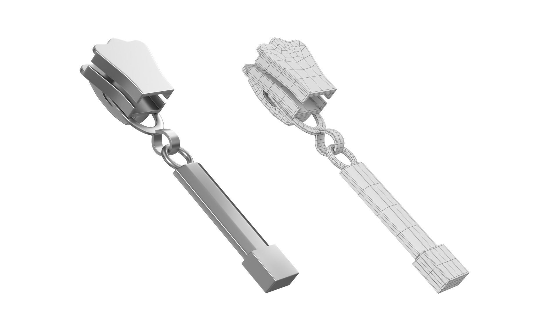 Zipper Slider 04 3D model_7