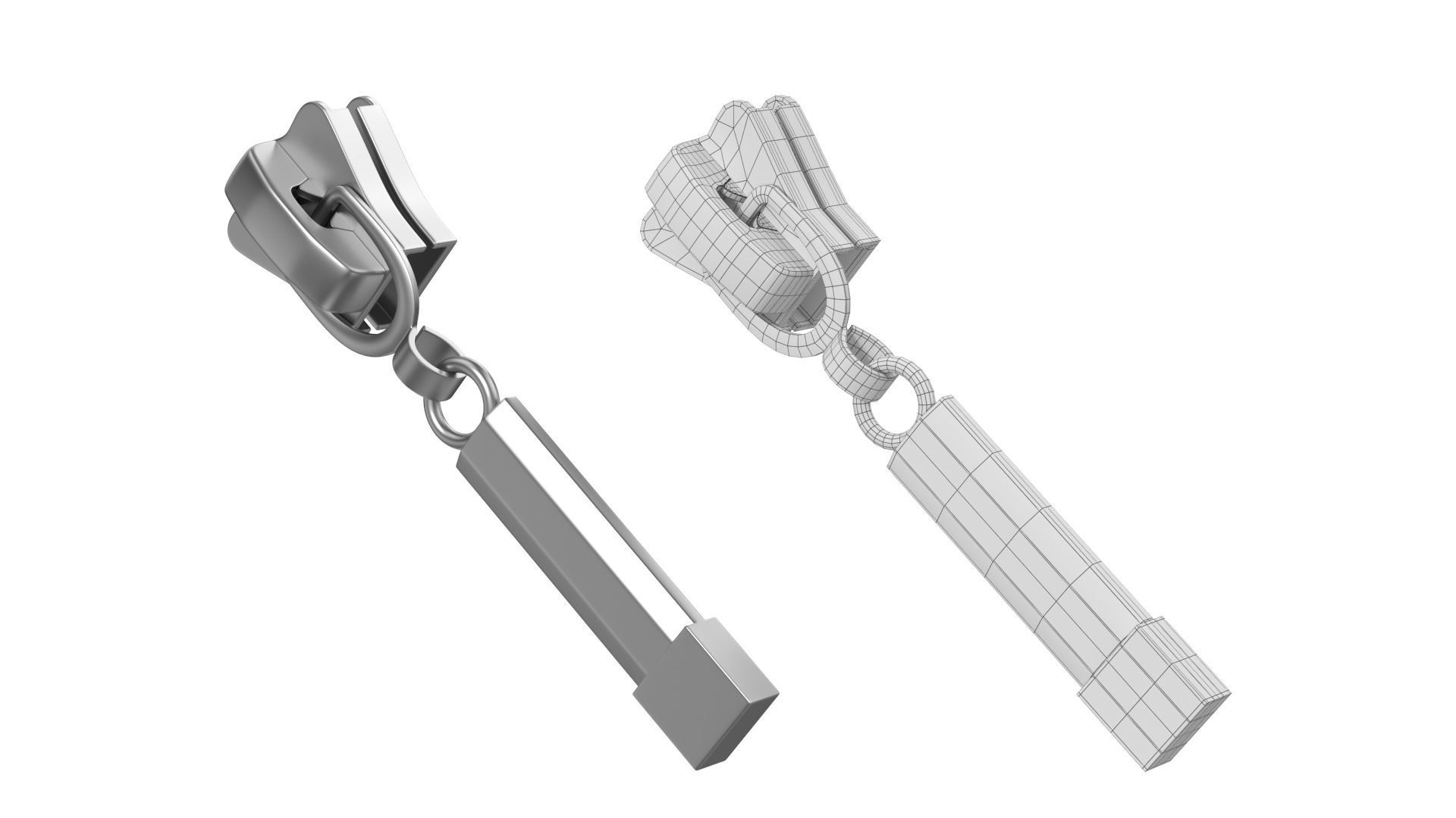 Zipper Slider 04 3D model_9