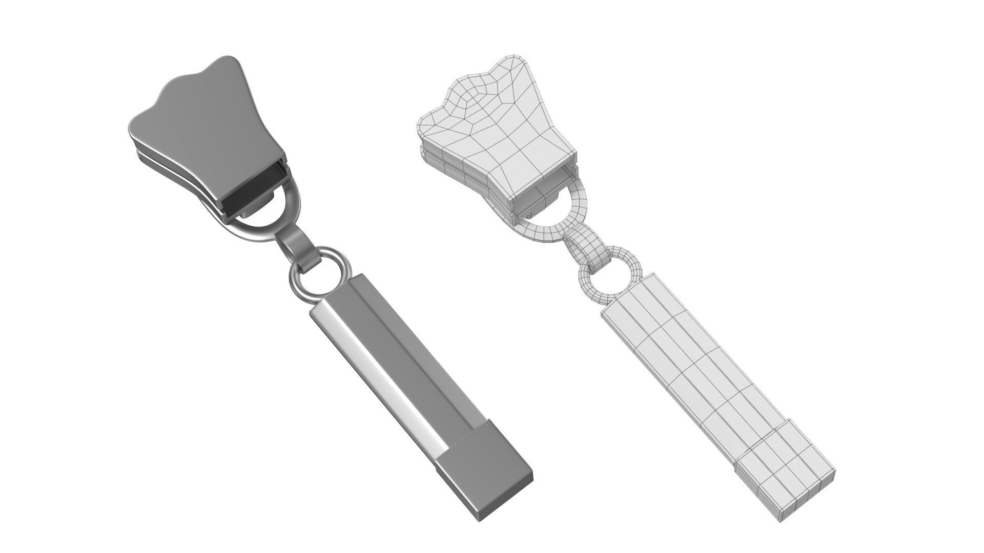 Zipper Slider 04 3D model_6