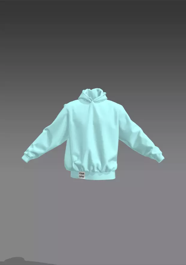 Hoodie model Free 3D model_0