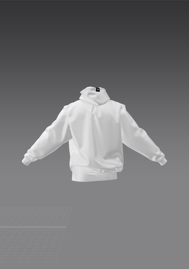 Hoodie model Free 3D model_3