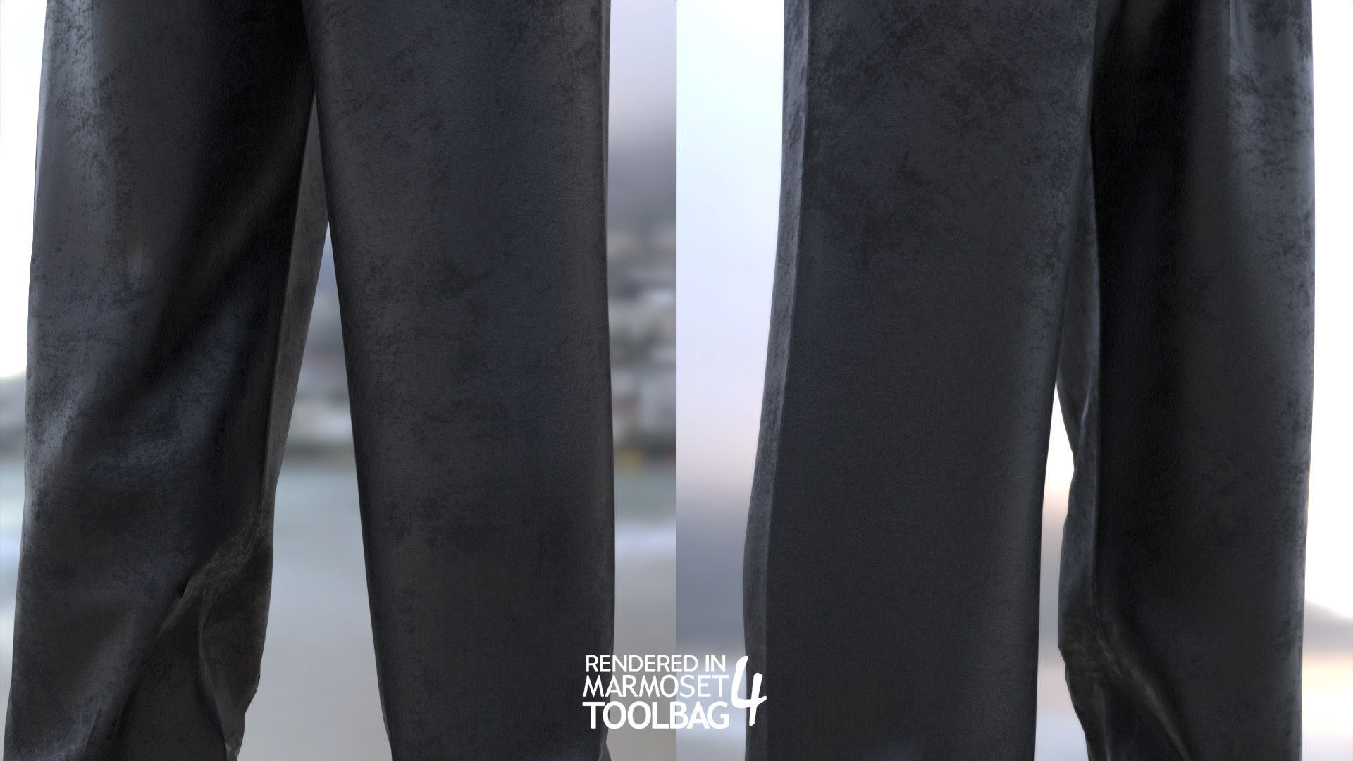 Female Martial Outfit 6 Low-poly 3D model_8