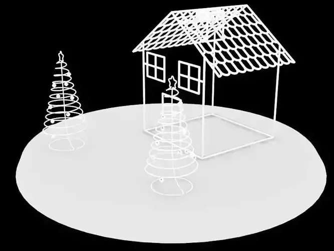Christmas House 3D model