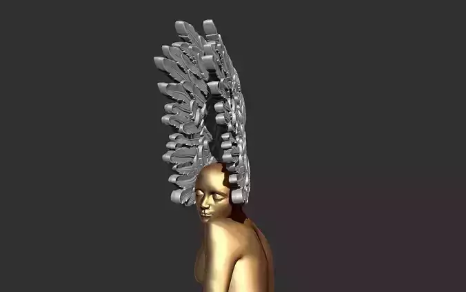 Angel Garden Statue  Wing