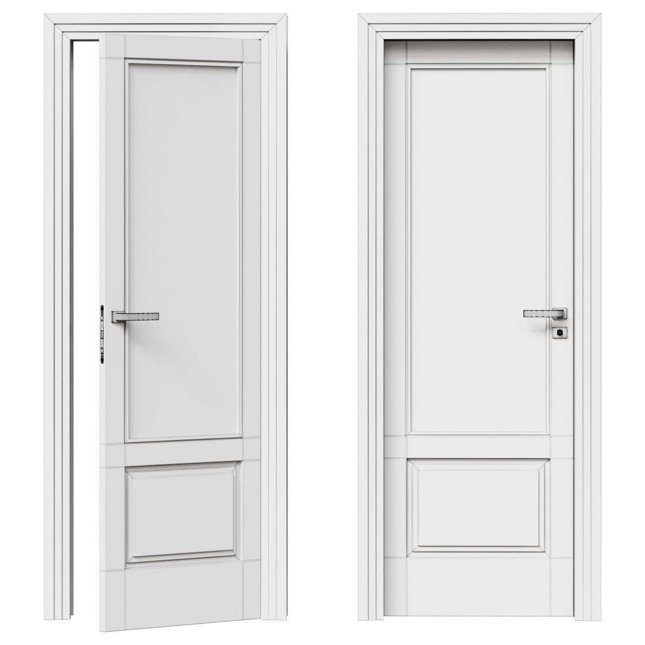 ROCCA Interior door 8342 3D model_1