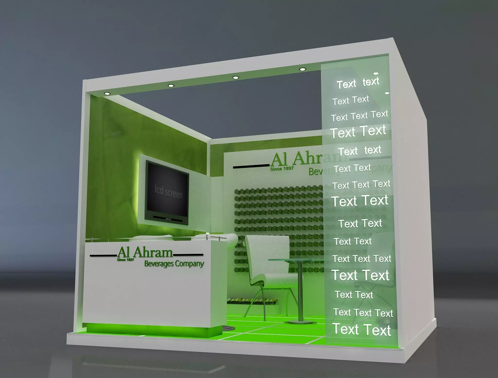Booth Exhibition Stand a648a 3D model