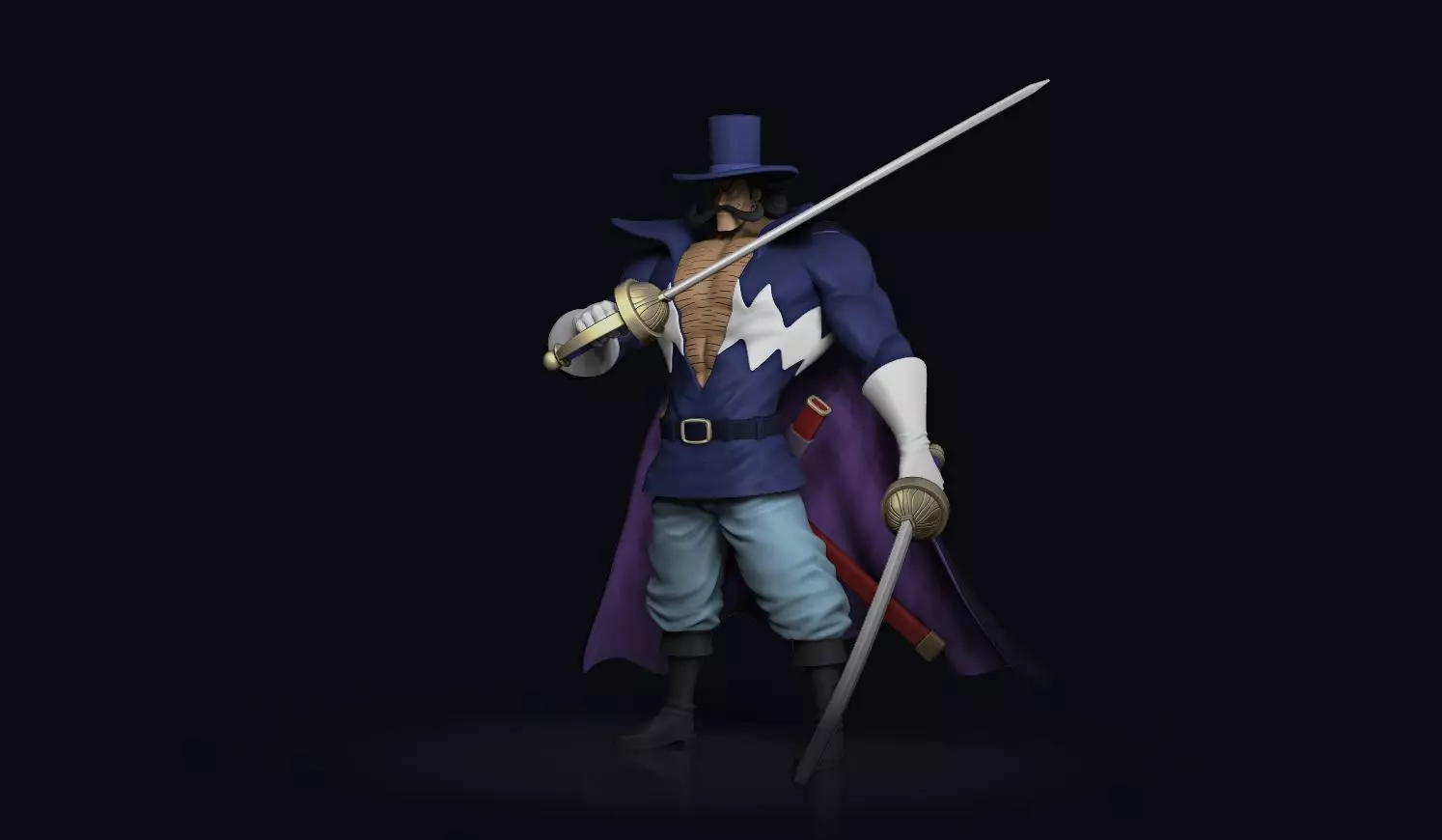Vista One Piece Figure 3D print model_0