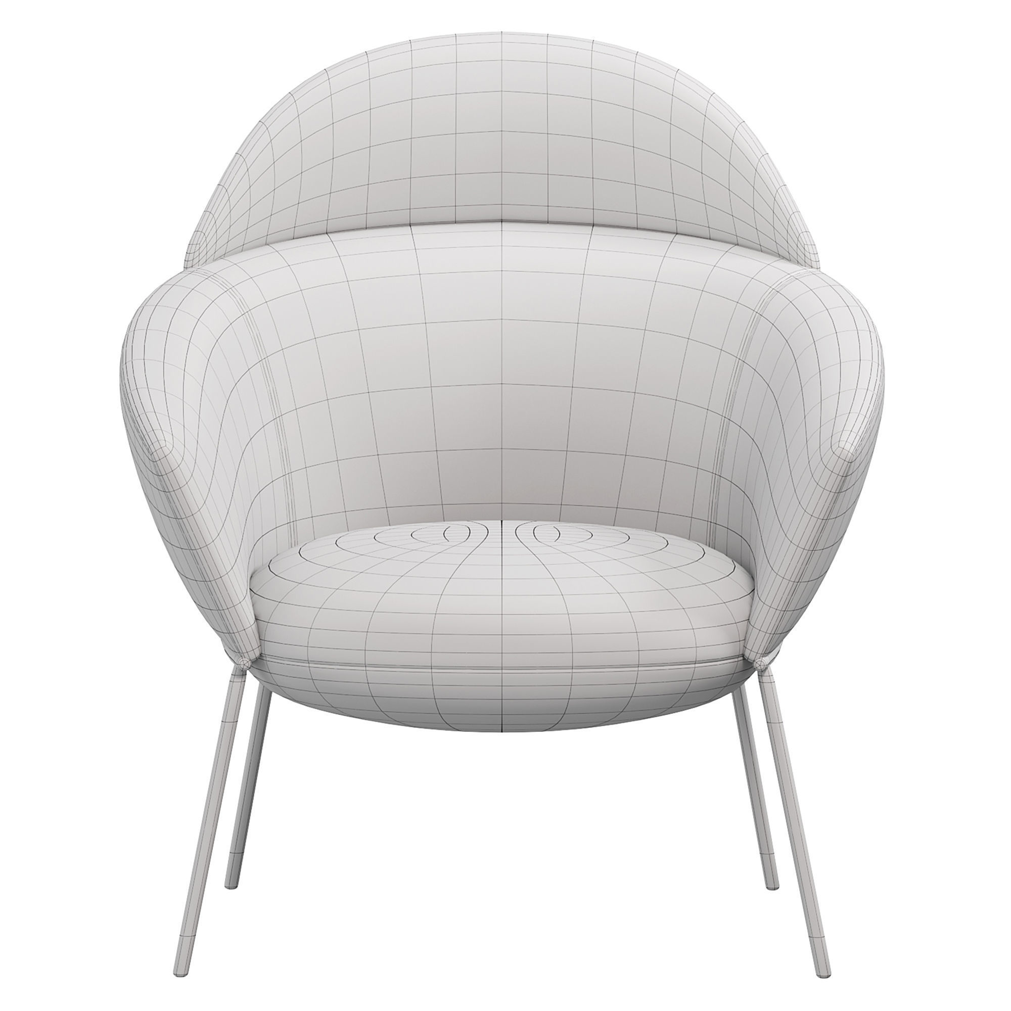 Swale Chair 3D model_2