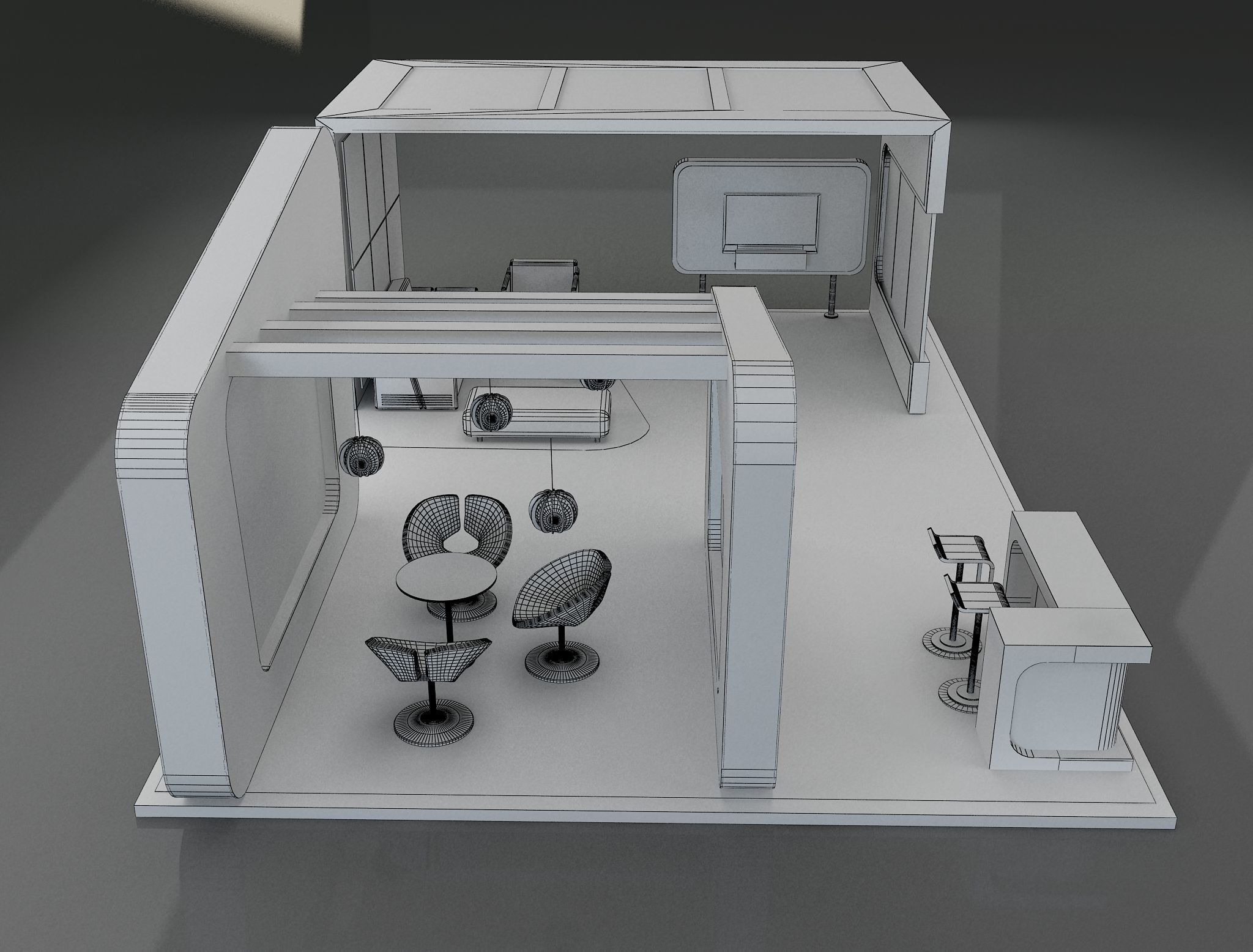Booth Exhibition Stand a649a  3D model_13