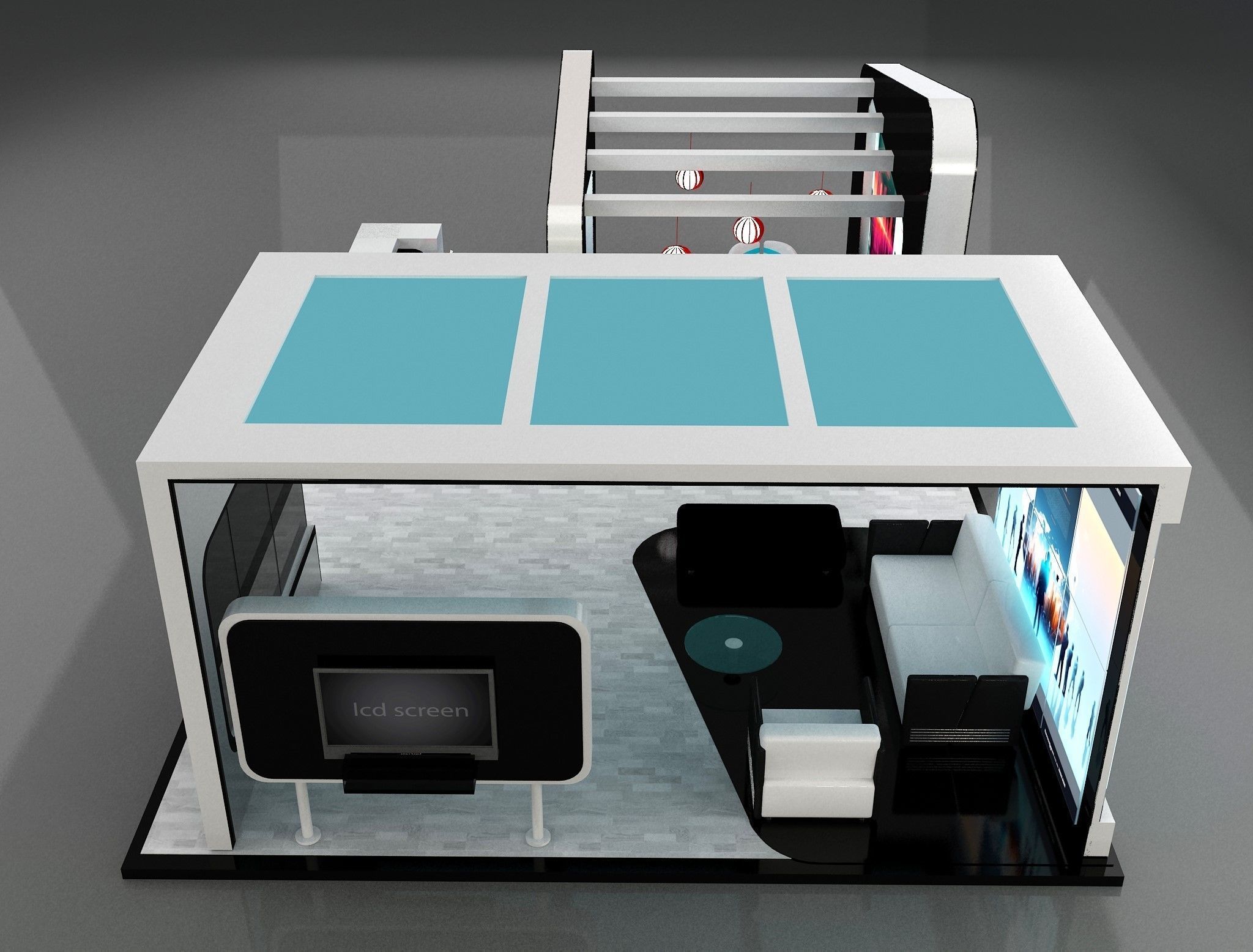 Booth Exhibition Stand a649a  3D model_6