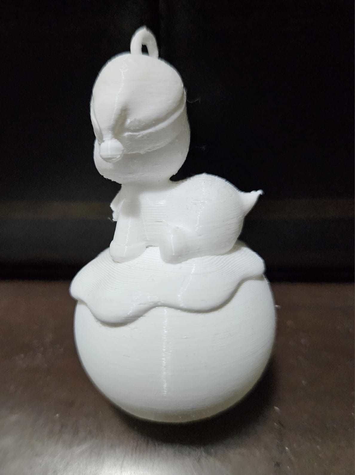 Reindeer Christmas Ball 3D print model_8