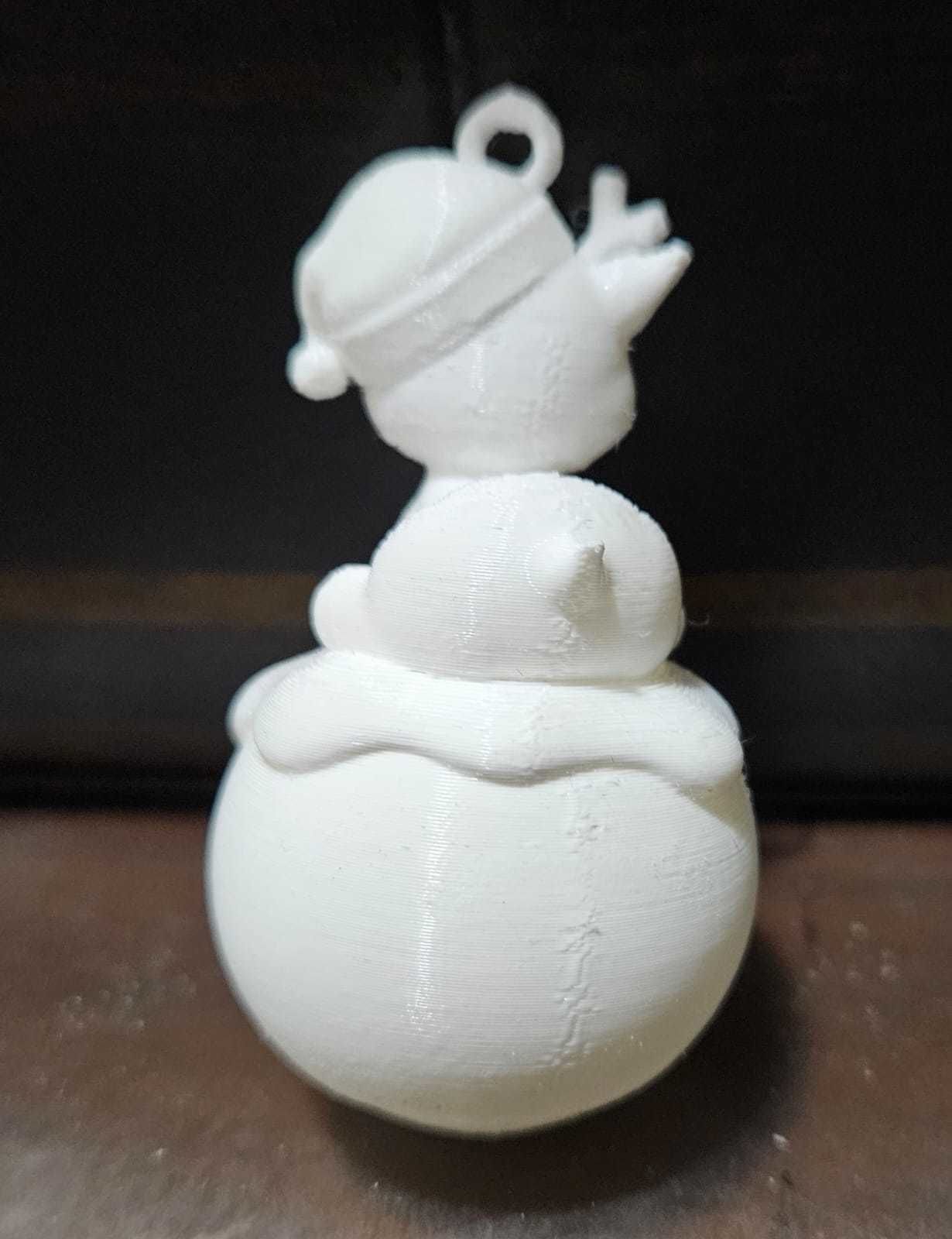 Reindeer Christmas Ball 3D print model_7