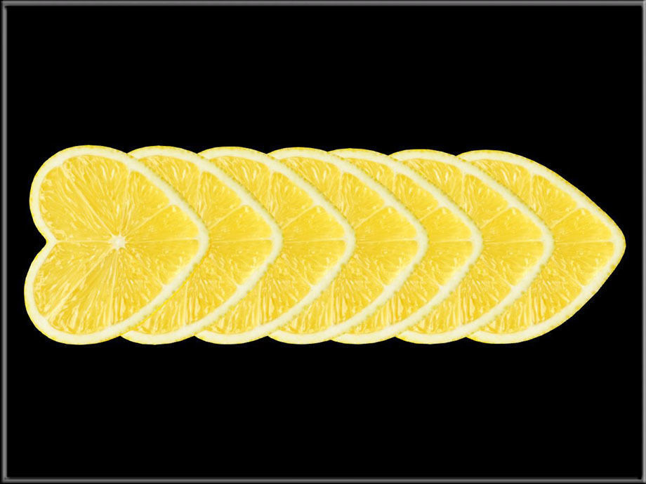 Heart shaped Lemon - All in One Low-poly 3D model_1