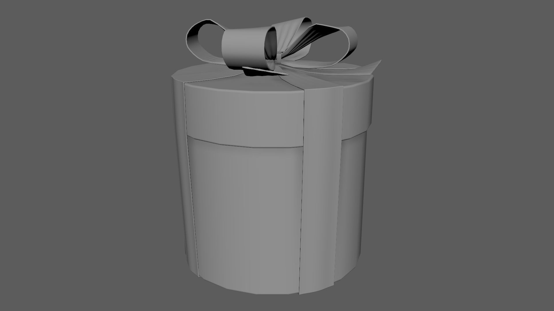 Christmas Gift Box 07 - V3 Low-poly 3D model_5