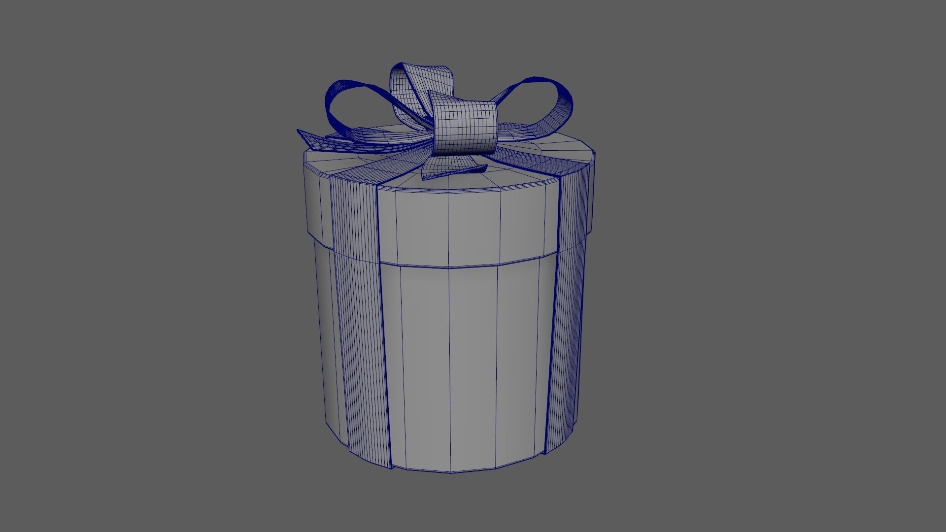 Christmas Gift Box 07 - V3 Low-poly 3D model_18