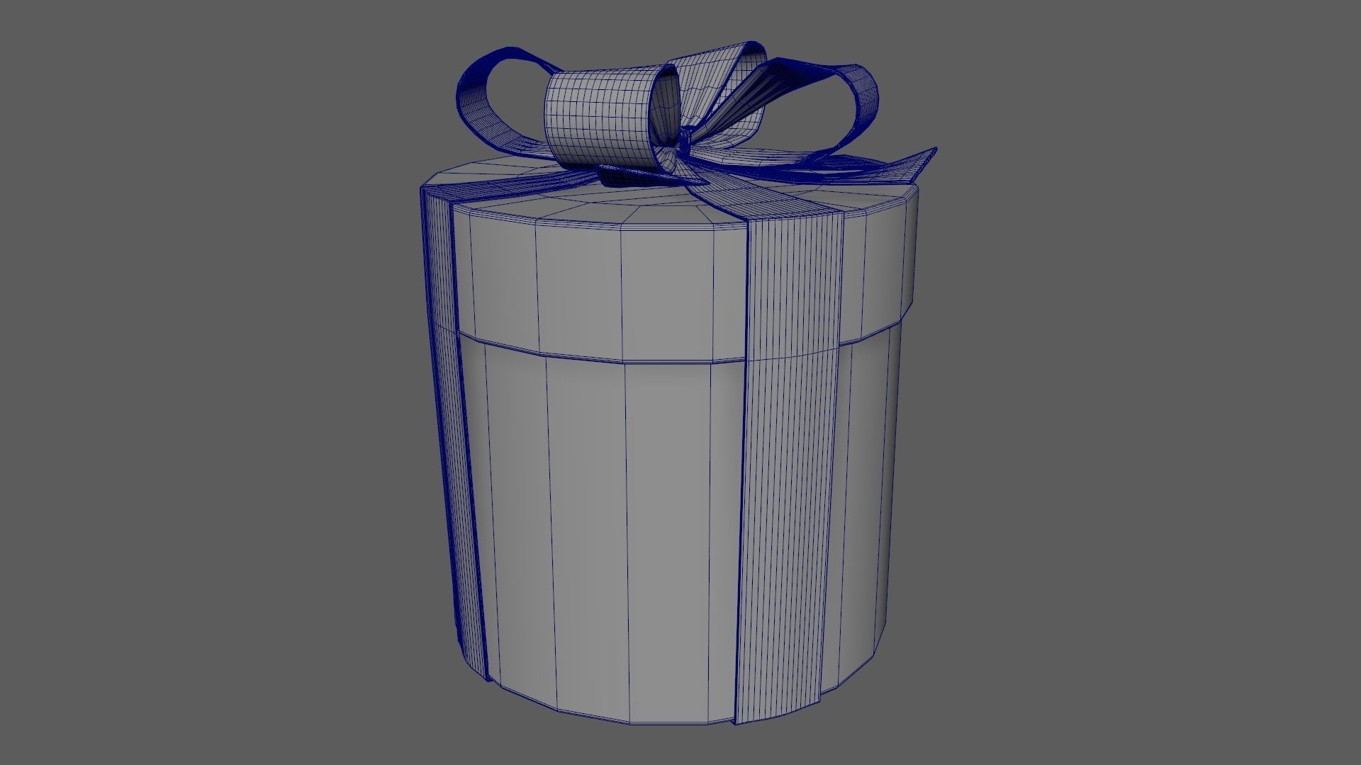 Christmas Gift Box 07 - V3 Low-poly 3D model_17