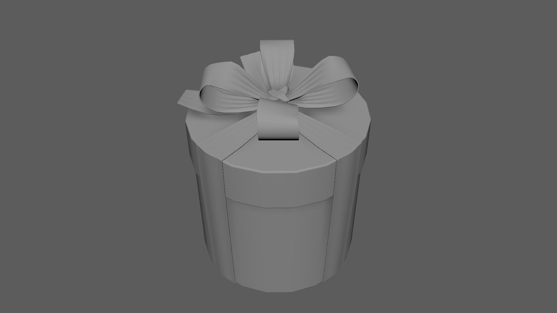 Christmas Gift Box 07 - V3 Low-poly 3D model_7