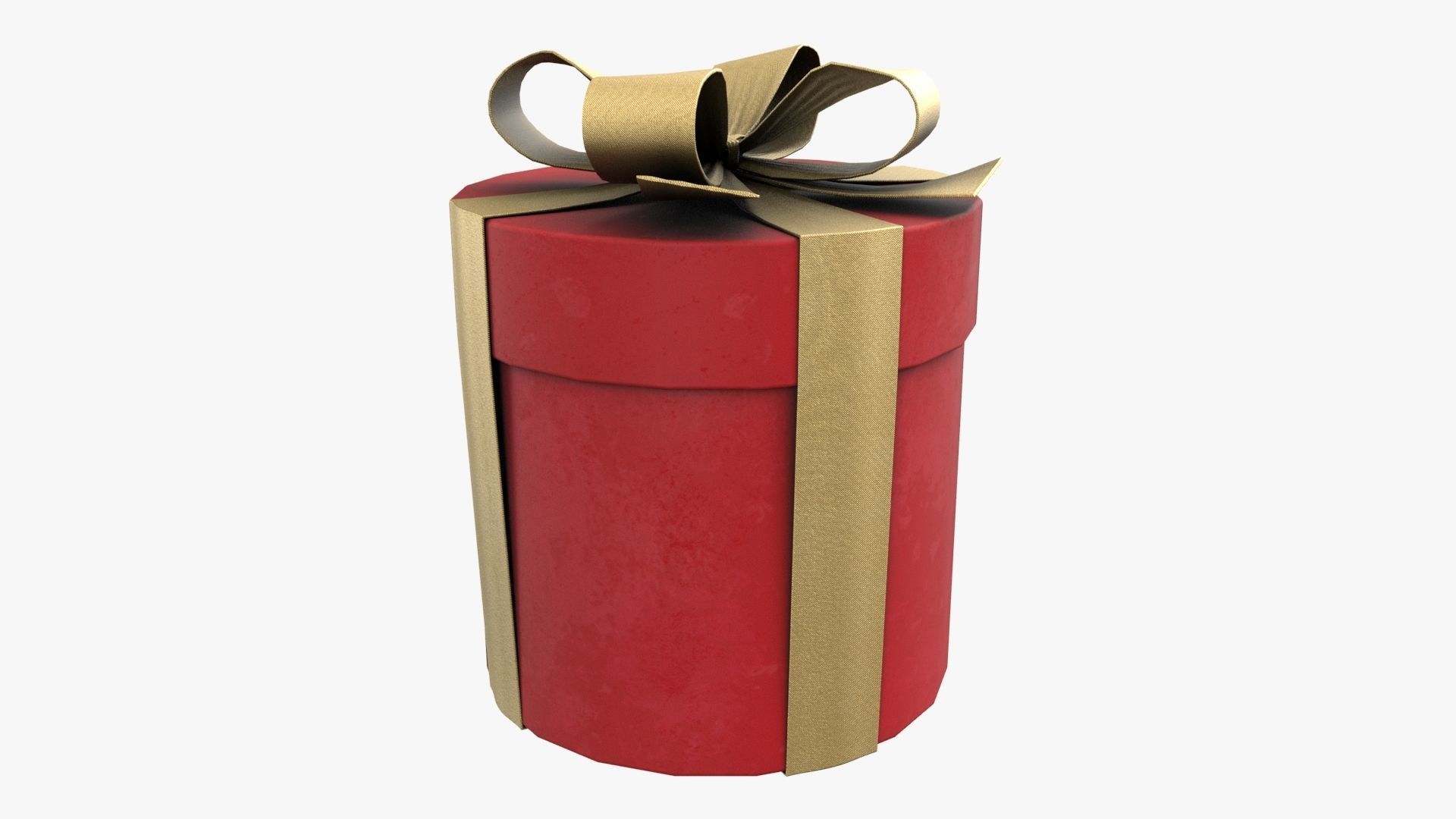 Christmas Gift Box 07 - V3 Low-poly 3D model_1