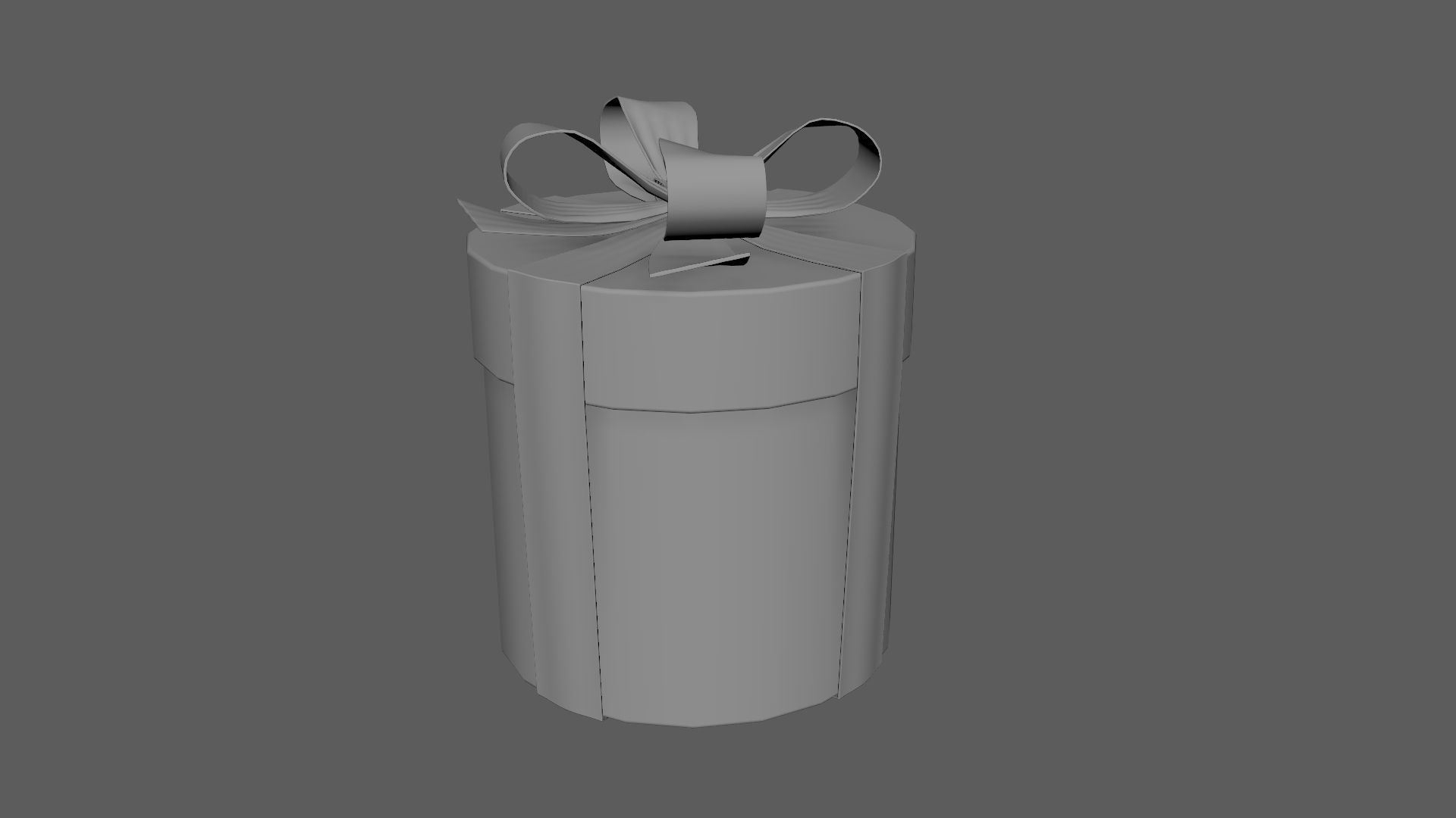 Christmas Gift Box 07 - V3 Low-poly 3D model_6